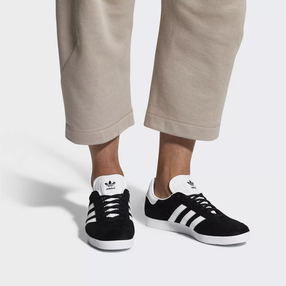 Adidas Gazelle Tenis Negros Para Hombre (MX-76215)